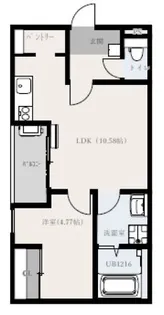 アルバステラ西条【2階】の間取り