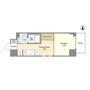 BPRレジデンス亀戸【5階】の間取り