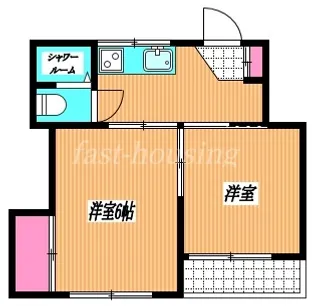 コーポあさみ【1階】の間取り
