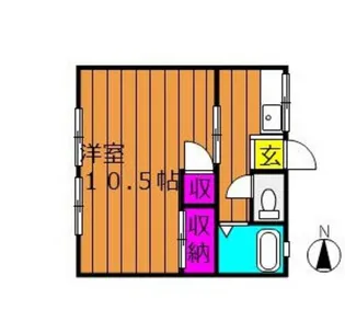 ベルハイツ西市【2階】の間取り