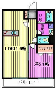 イージスワン【3階】の間取り