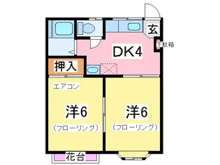 ネオシティ弐番館の間取り