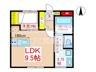 Fausto【1階】の間取り