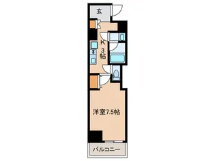 グランド神楽坂【3階】の間取り