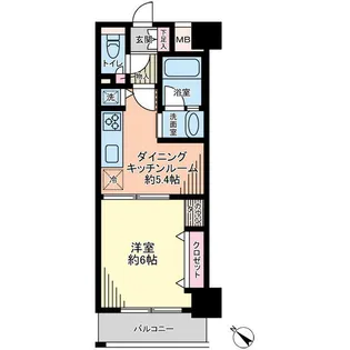 アール・ケープラザ横浜5【4階】の間取り