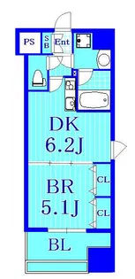 ズーム横浜スクエア【11階】の間取り