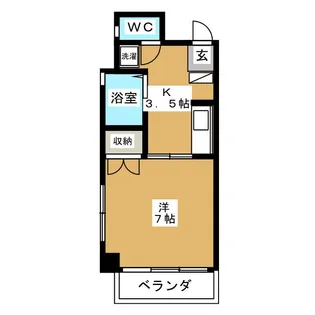 ピソ エスタシオン【2階】の間取り