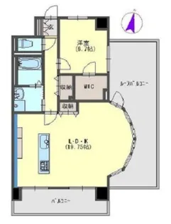 グランパレス東洋【6階】の間取り