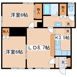 メゾン東部I【1階】の間取り