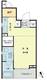 ベルファース新橋【5階】の間取り
