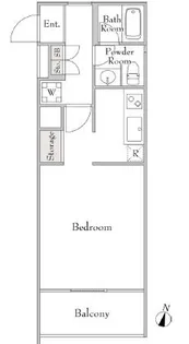 ミリアレジデンス桜新町ガーデン【3階】の間取り