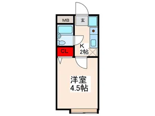 アネックスII A・B【2階】の間取り