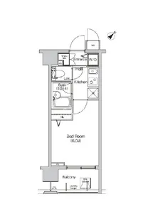 プライムアーバン月島【3階】の間取り