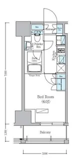 アーバネックス旗の台【9階】の間取り