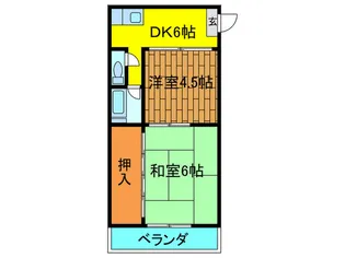 ナガタビル【4階】の間取り