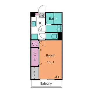 ウッドスコーレ【1階】の間取り
