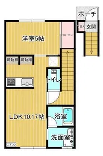 グランデドゥ【2階】の間取り