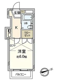 エクセルフォルム中野【2階】の間取り