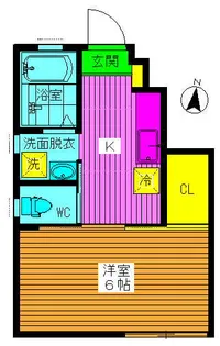 メゾン山水【1階】の間取り