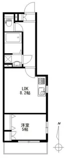 スターハイツ ウエスト【1階】の間取り