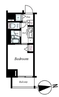 グラントゥルース西日暮里【2階】の間取り