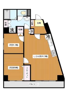 YKレジデンス【8階】の間取り