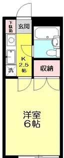 サンハウス川角【2階】の間取り