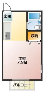 ハイツイケノ【2階】の間取り