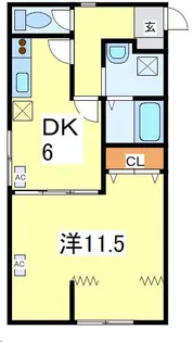 コヒヌール【2階】の間取り