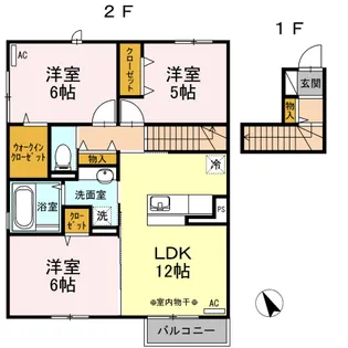 ルミエール本石【2階】の間取り