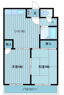 サンウッド【3階】の間取り