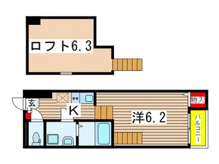 グランシエル東千葉【2階】の間取り