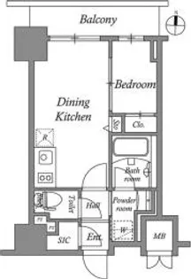 テラス押上【4階】の間取り