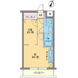 カスタリア千駄ヶ谷【3階】の間取り