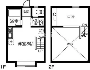ル・シェノン苅安賀の間取り