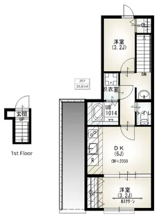 ソルナクレイシア成増IIの間取り