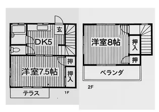 デュ・シャルレ【1階】の間取り