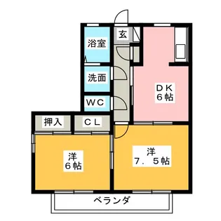 KiMi.HOUSE【2階】の間取り