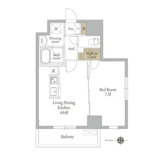 ファミーユ【2階】の間取り