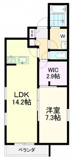 ホワイトクラウド【3階】の間取り