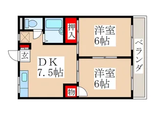Vings Fujiの間取り