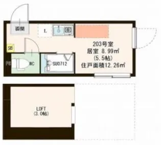 brilliant久我山【2階】の間取り