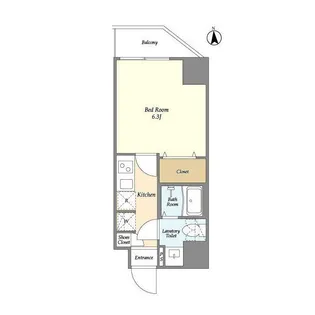 アルファコート草加【5階】の間取り