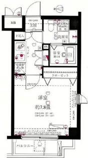 パレステュディオディム錦糸町【3階】の間取り