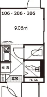 カーサマグノリア【3階】の間取り