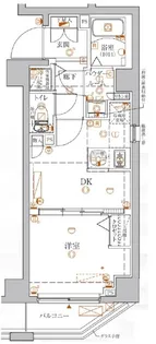 クレイシア本所吾妻橋【3階】の間取り