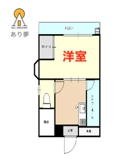 国田ビル【3階】の間取り