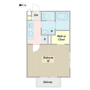 ベルリネッタ向原【1階】の間取り