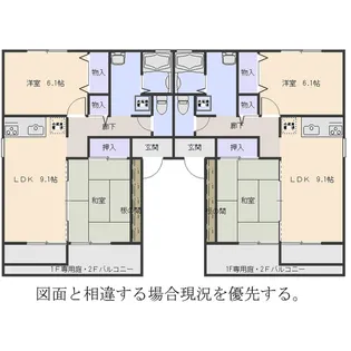 パークハイム A棟【1階】の間取り