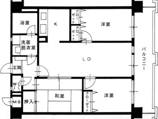 New8西新【2階】の間取り